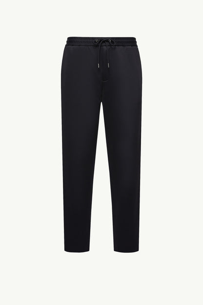 Moncler Logo Jogging Trousers Black Black