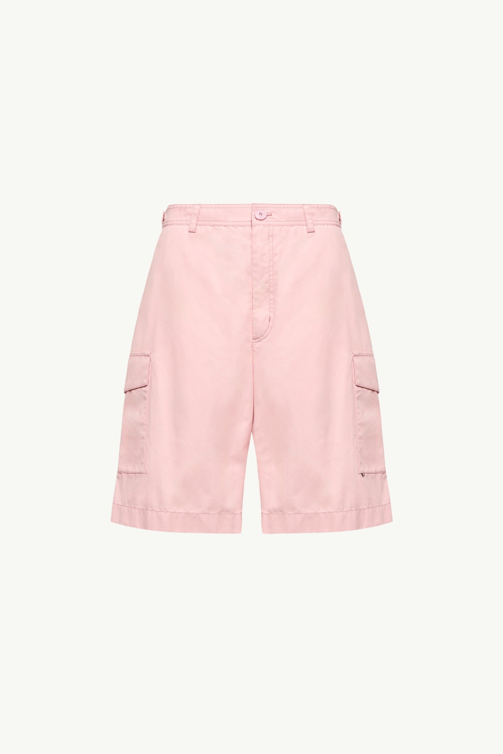 Moncler Gabardine Cargo Shorts Pink Pink