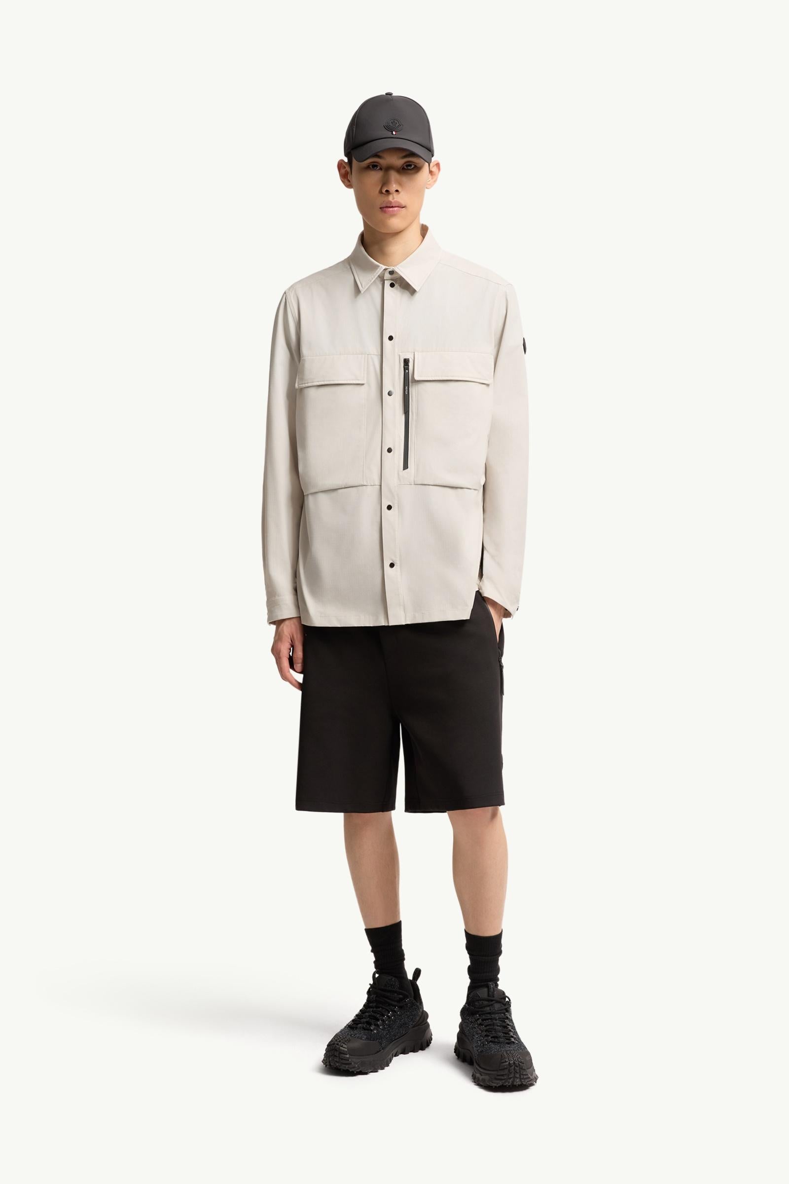 Moncler Shirt Jacket White Ivory White Ivory