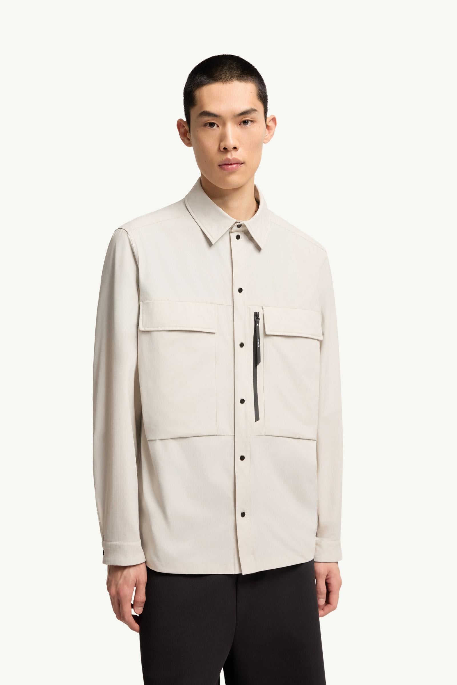 Moncler Shirt Jacket White Ivory White Ivory