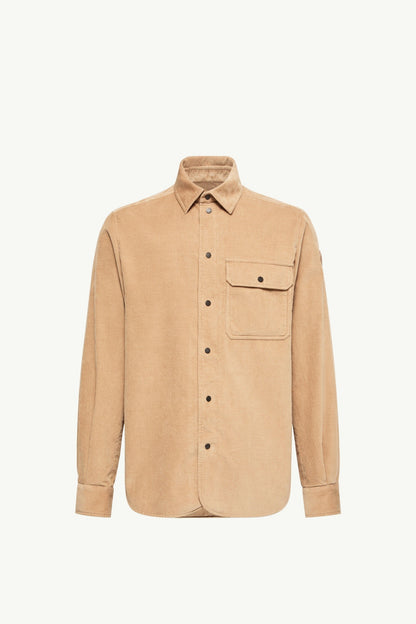 Moncler Corduroy Shirt Beige Beige