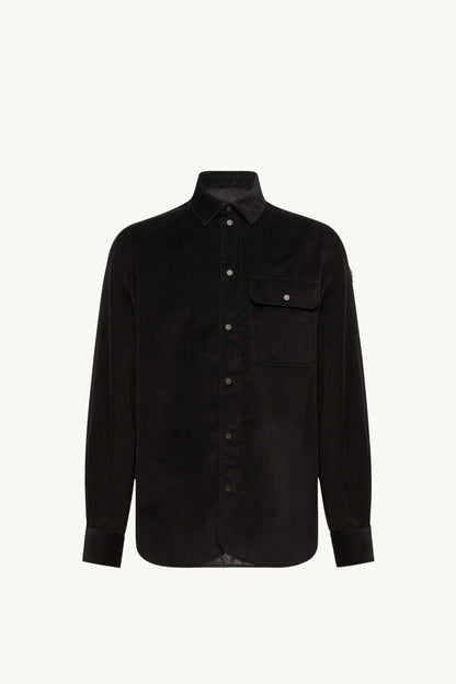 Moncler Corduroy Shirt Black Black