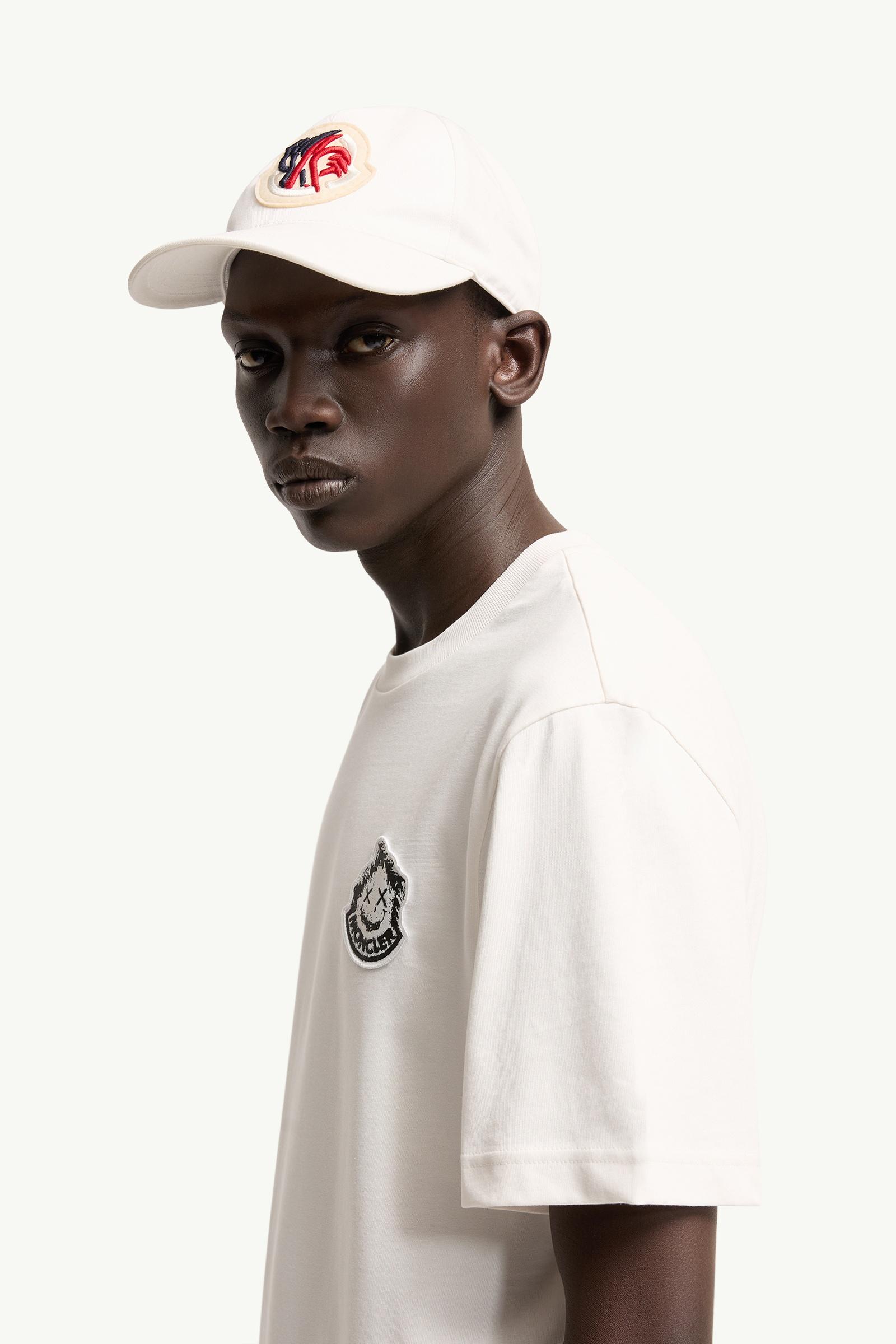 Moncler Logo Cotton T-Shirt White White