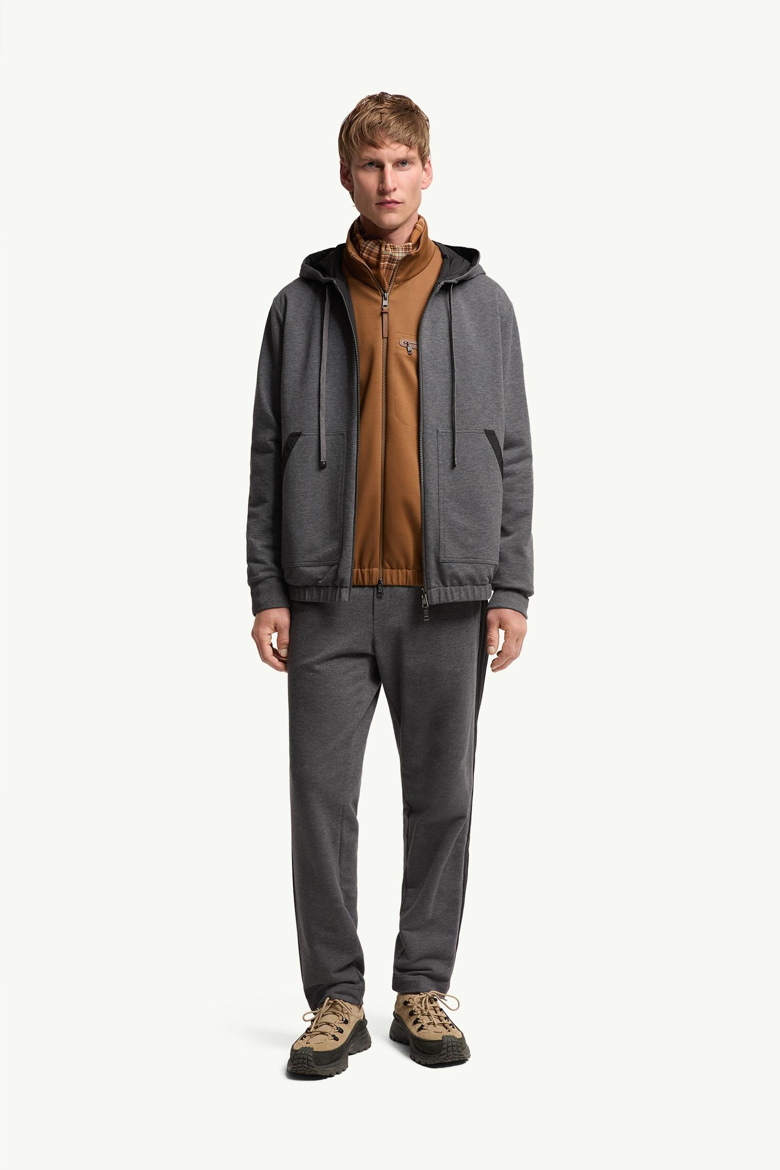 Moncler Reversible Zip-Up Hoodie Dark Grey Dark Grey