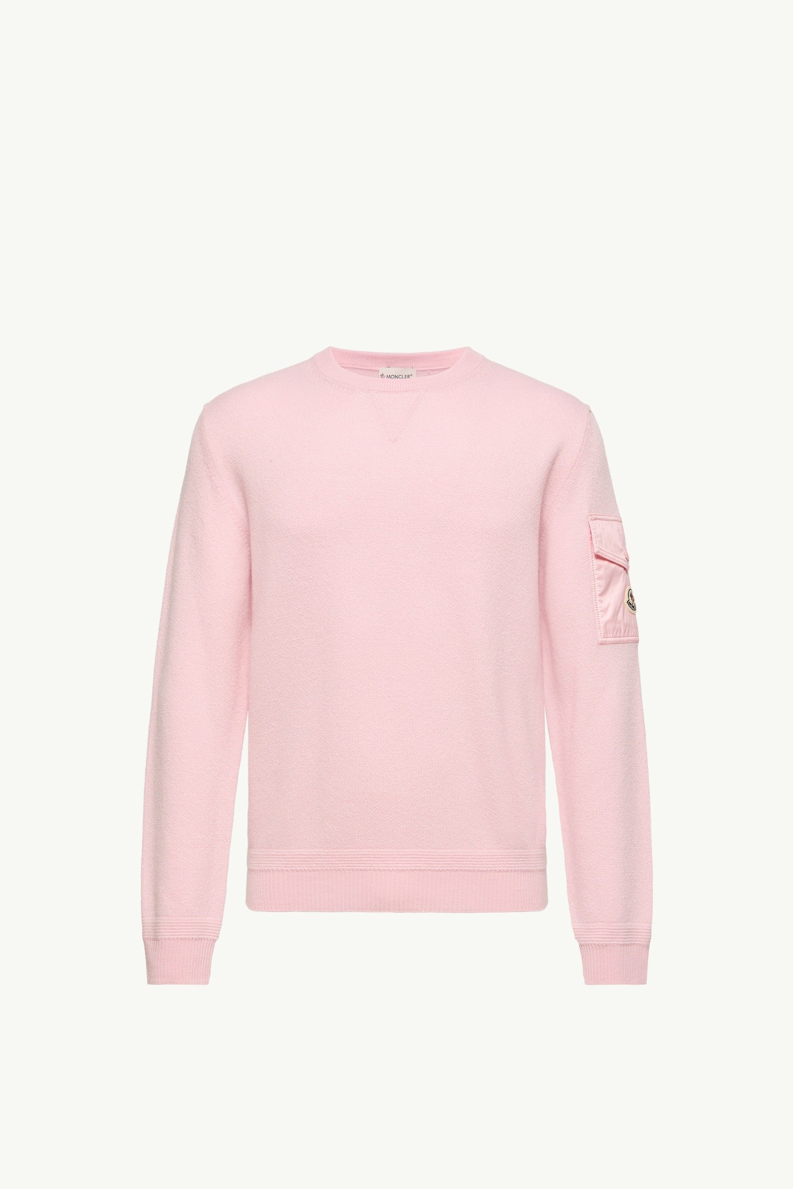 Moncler Wool Sweater Light Pink Light Pink