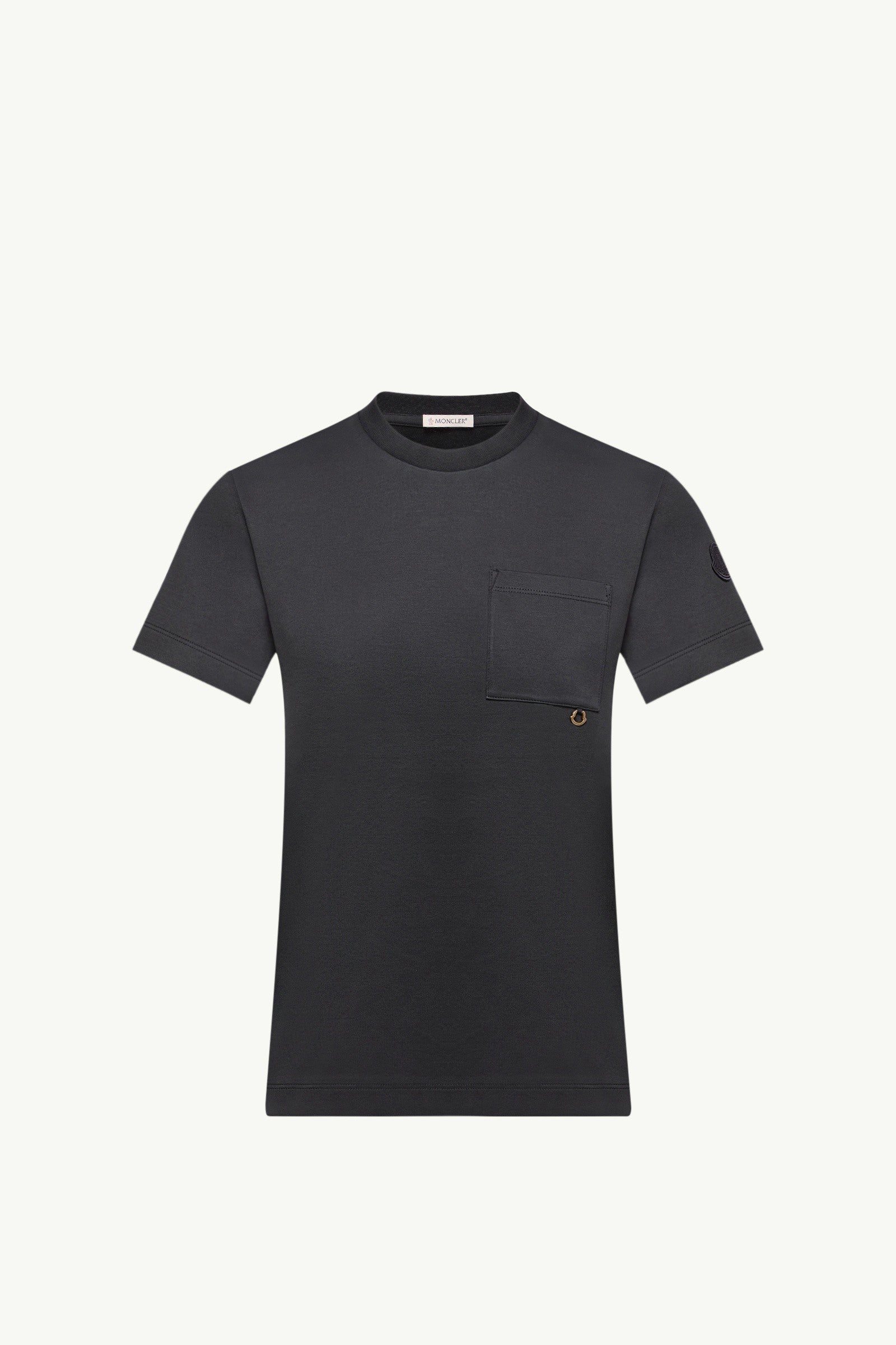 Moncler Metal Logo Cotton T-Shirt Dark Blue Dark Blue