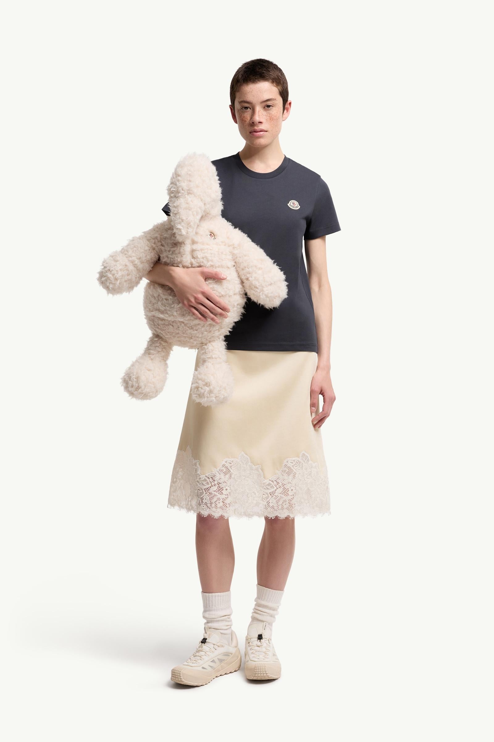 Moncler Logo Patch Cotton T-Shirt (Pack Of Three) Blue & White & Grey Blue & White & Grey