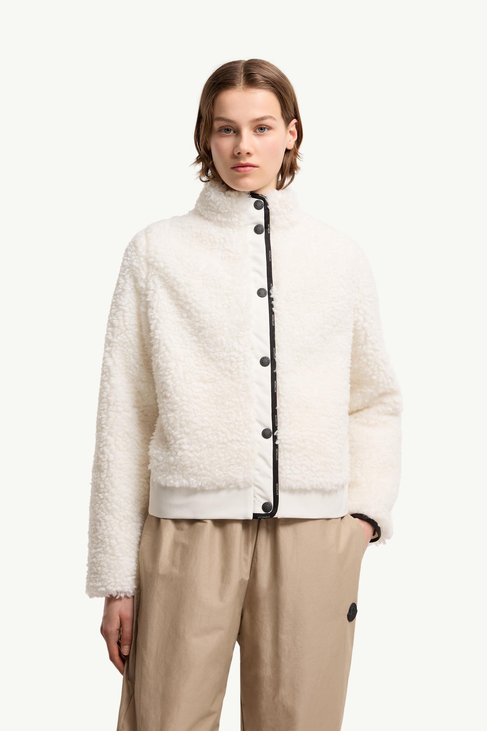 Moncler Diamond-Quilted Padded Cardigan White White