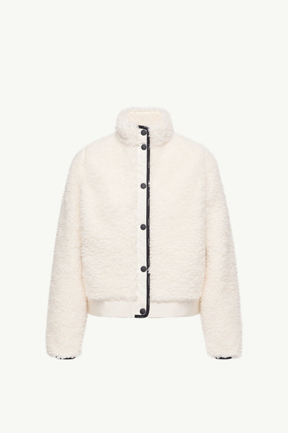 Moncler Diamond-Quilted Padded Cardigan White White