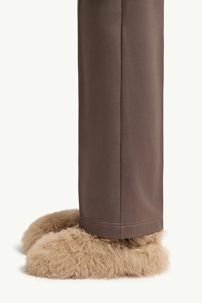 Moncler Technical Fleece Sweatpants Taupe Taupe