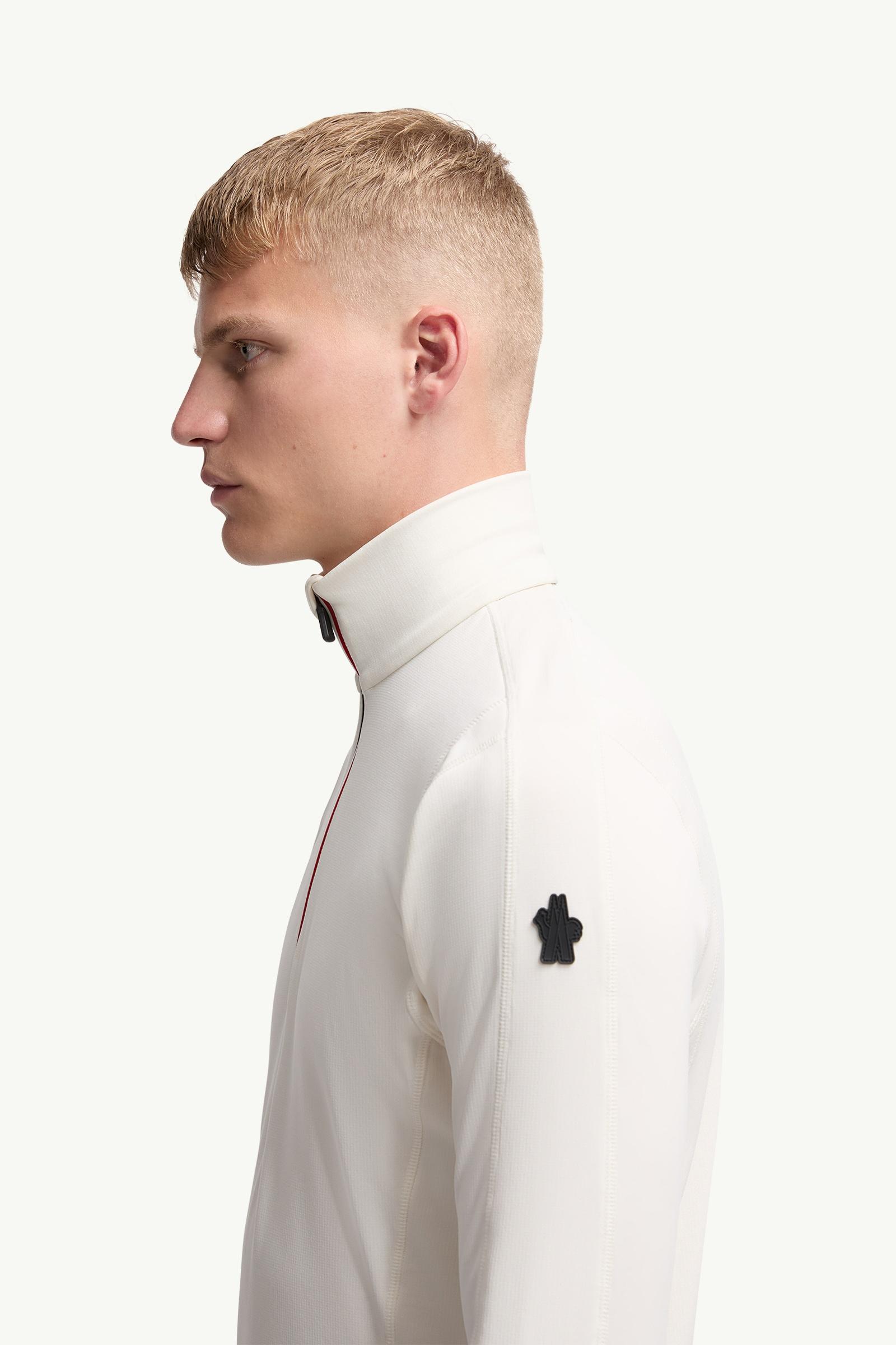Moncler Polartec® Half-Zip Sweatshirt White White