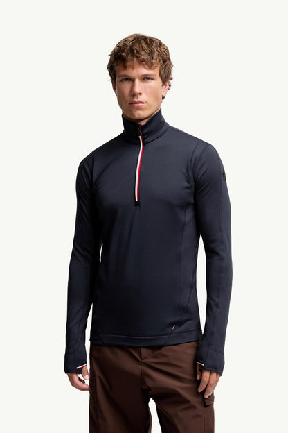 Moncler Polartec® Half-Zip Sweatshirt Navy Blue Navy Blue