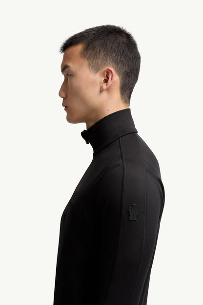 Moncler Polartec® Half-Zip Sweatshirt Black Black