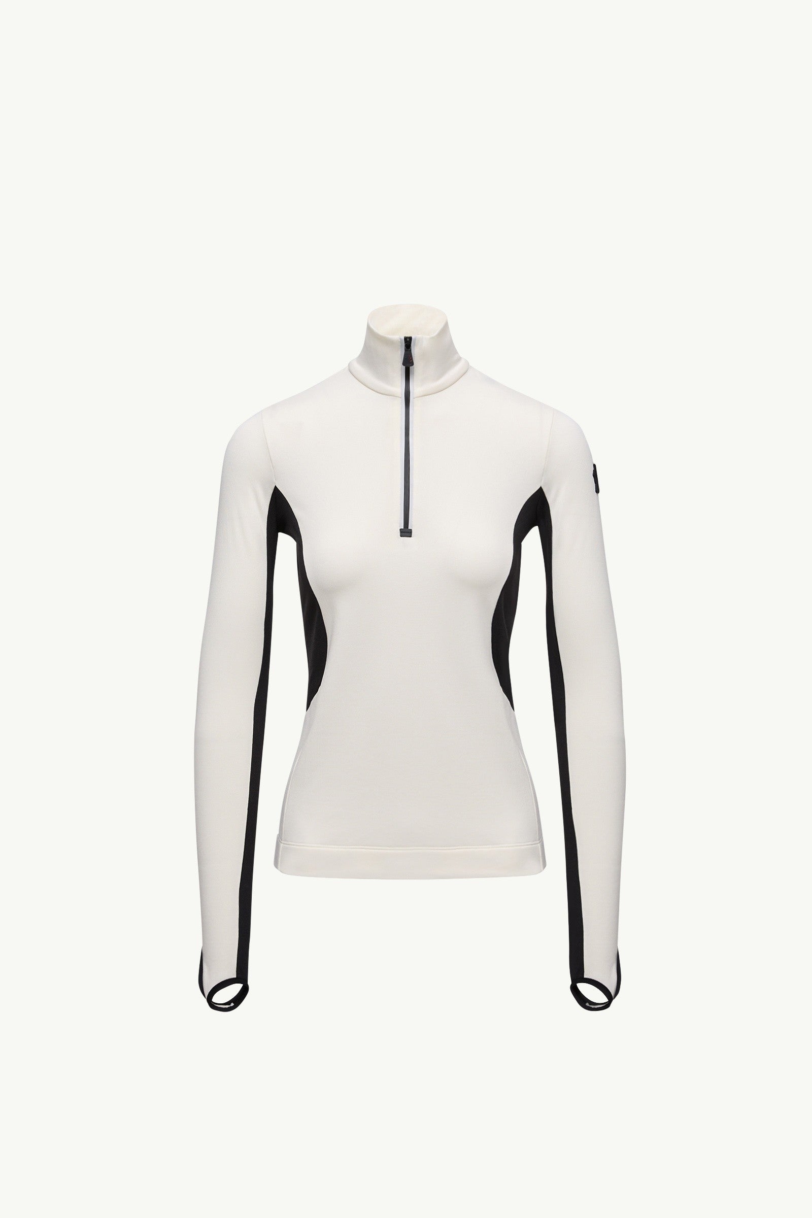 Moncler Polartec® Half-Zip Turtleneck White White