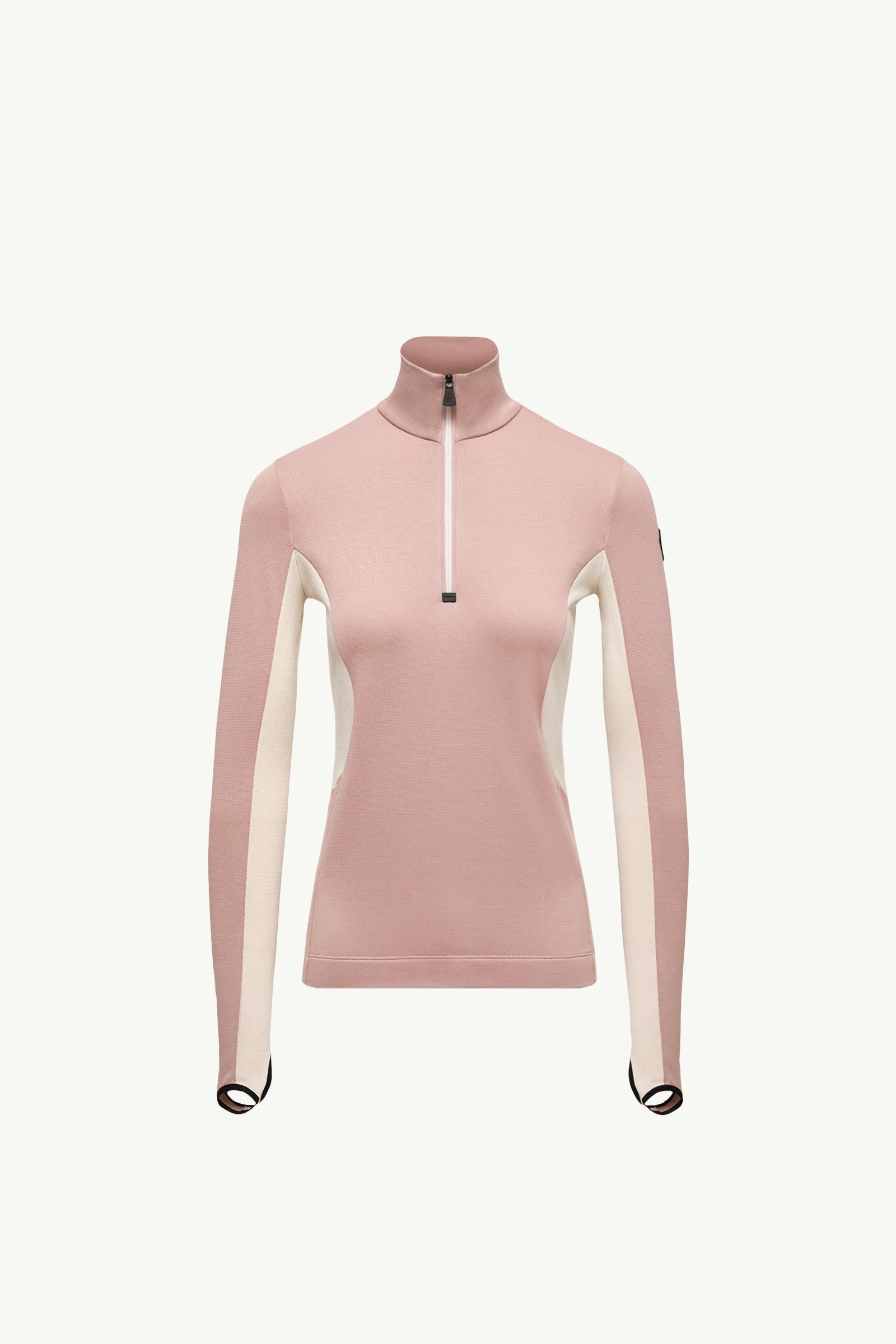 Moncler Polartec® Half-Zip Turtleneck Pink Pink