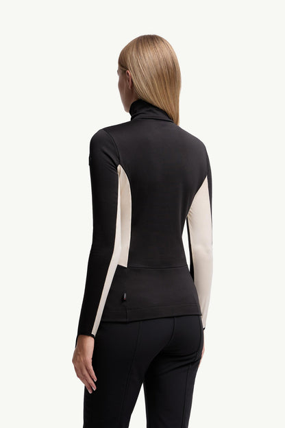 Moncler Polartec® Half-Zip Turtleneck Black Black