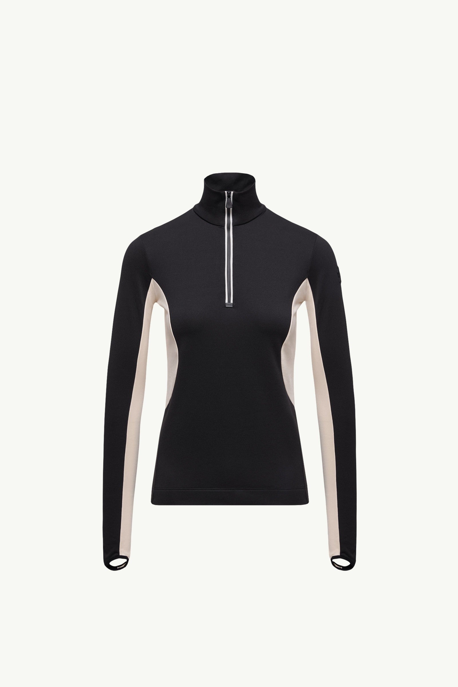 Moncler Polartec® Half-Zip Turtleneck Black Black