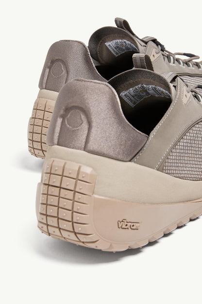 Moncler Trailgrip LP Suede & Nubuck Sneaker Grey