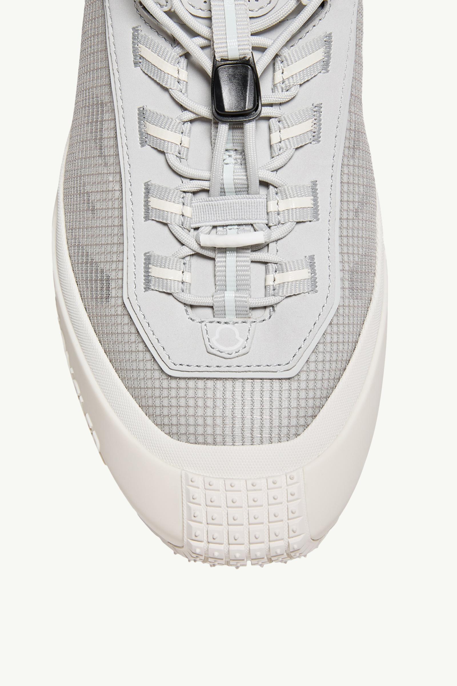 Moncler Trailgrip LP Suede & Nubuck Sneaker White & Grey