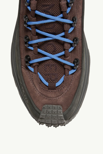Moncler Trailgrip Lite3  Suede Sneakers Brown