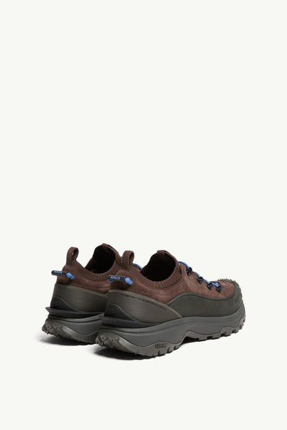 Moncler Trailgrip Lite3  Suede Sneakers Brown