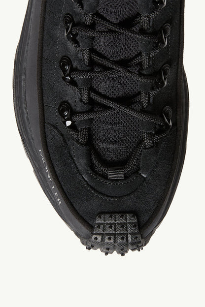 Moncler Trailgrip Lite3  Suede Sneakers Black