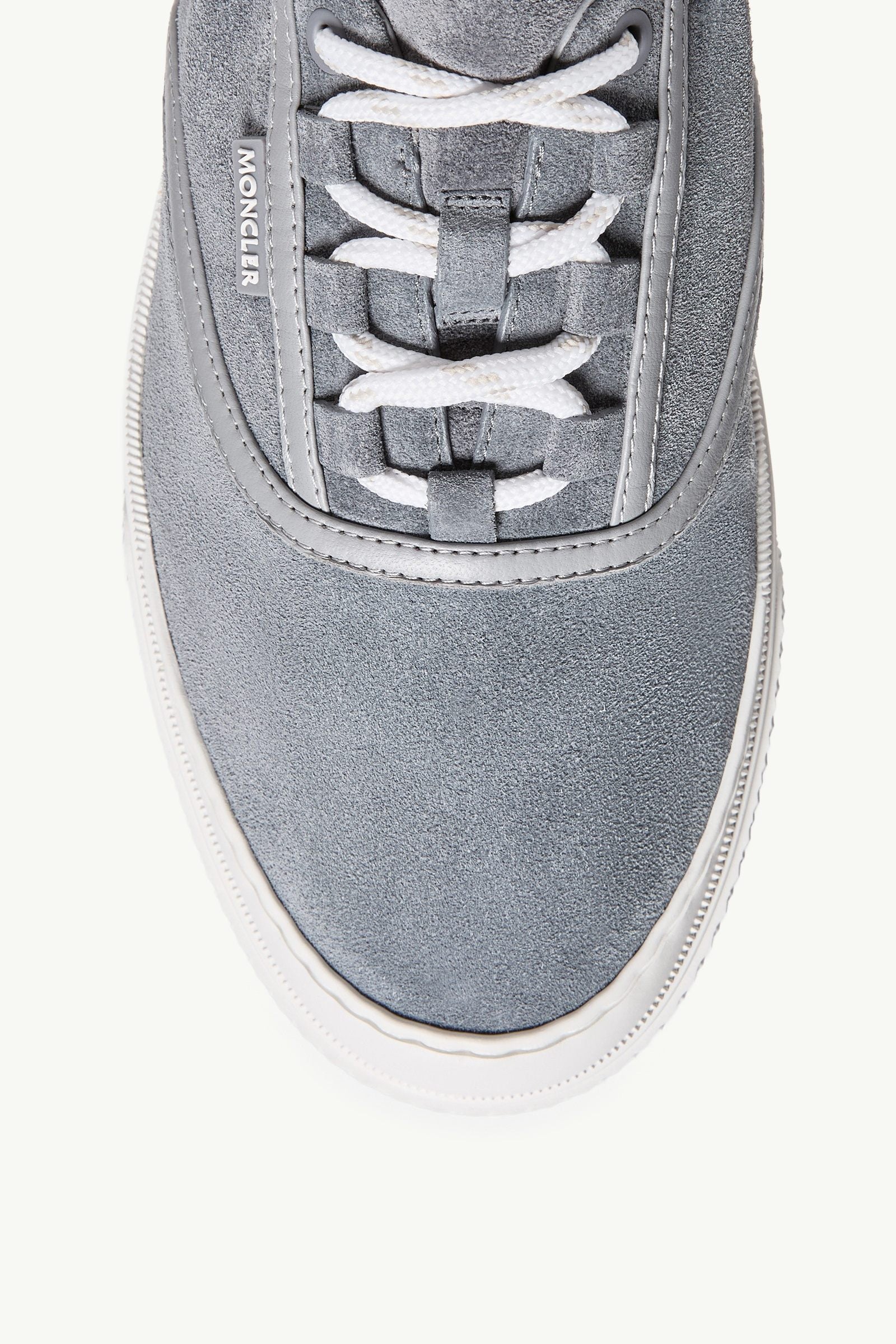 Moncler Vera Leisure Suede Sneakers Grey