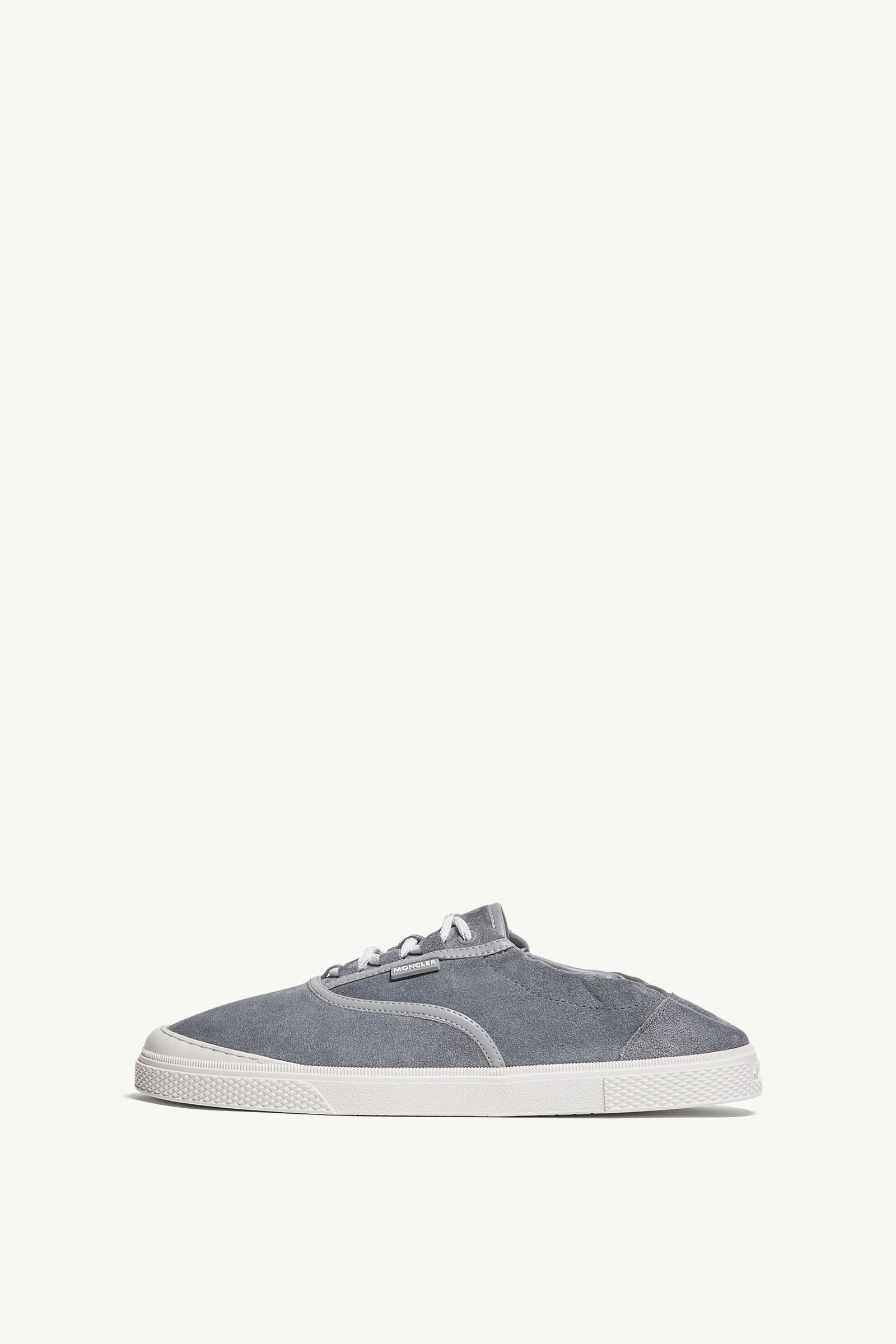 Moncler Vera Leisure Suede Sneakers Grey