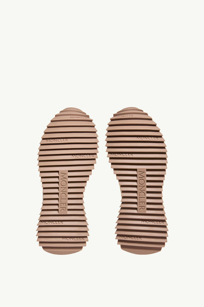 Moncler Pacey2 Suede & Nubuck Sneakers Beige