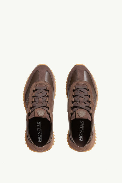 Moncler Pacey2 Suede & Nubuck Sneakers Brown