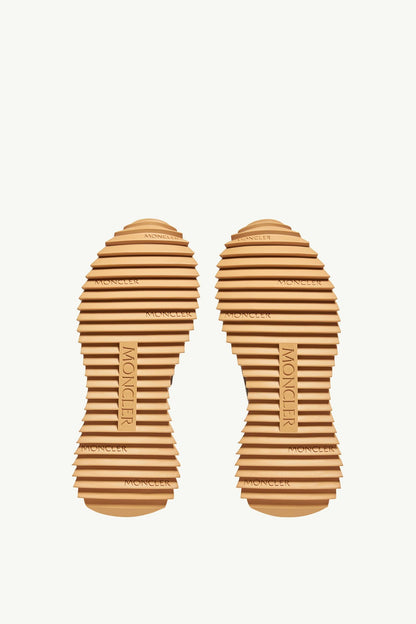 Moncler Pacey2 Suede & Nubuck Sneakers Brown