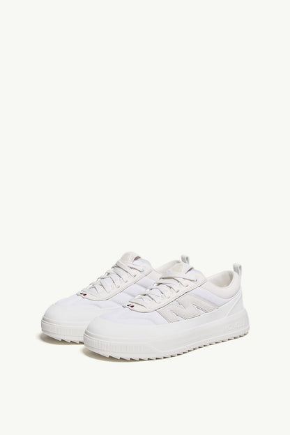 Moncler Moncler Altive Nubuck & Suede Sneakers White