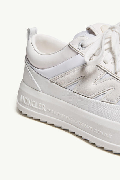 Moncler Moncler Altive Nubuck & Suede Sneakers White