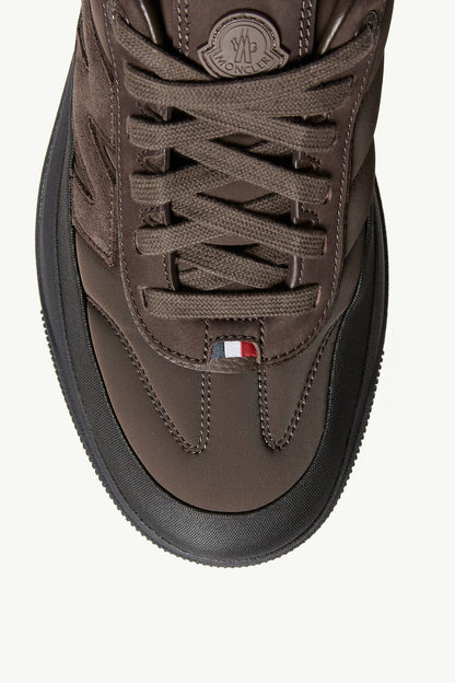 Moncler Moncler Altive Nubuck & Suede Sneakers Brown