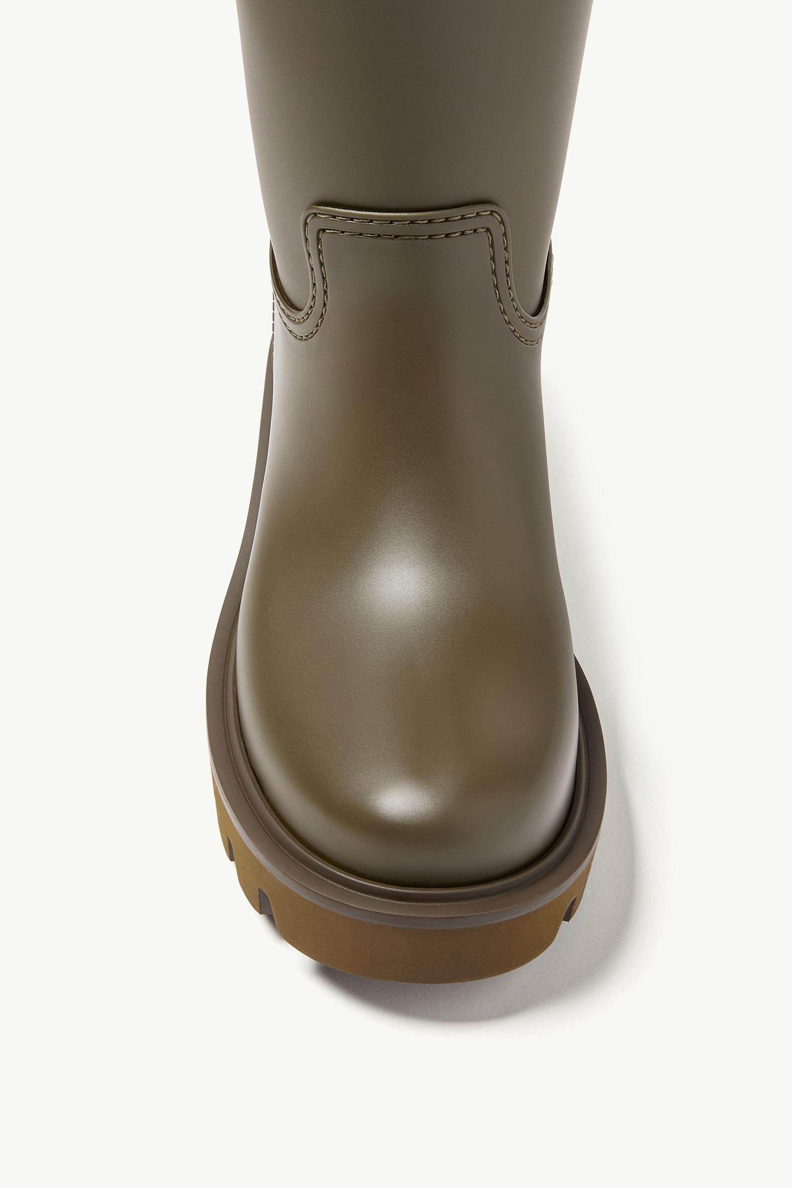 Moncler Kickstream High Rain Boots Olive Green