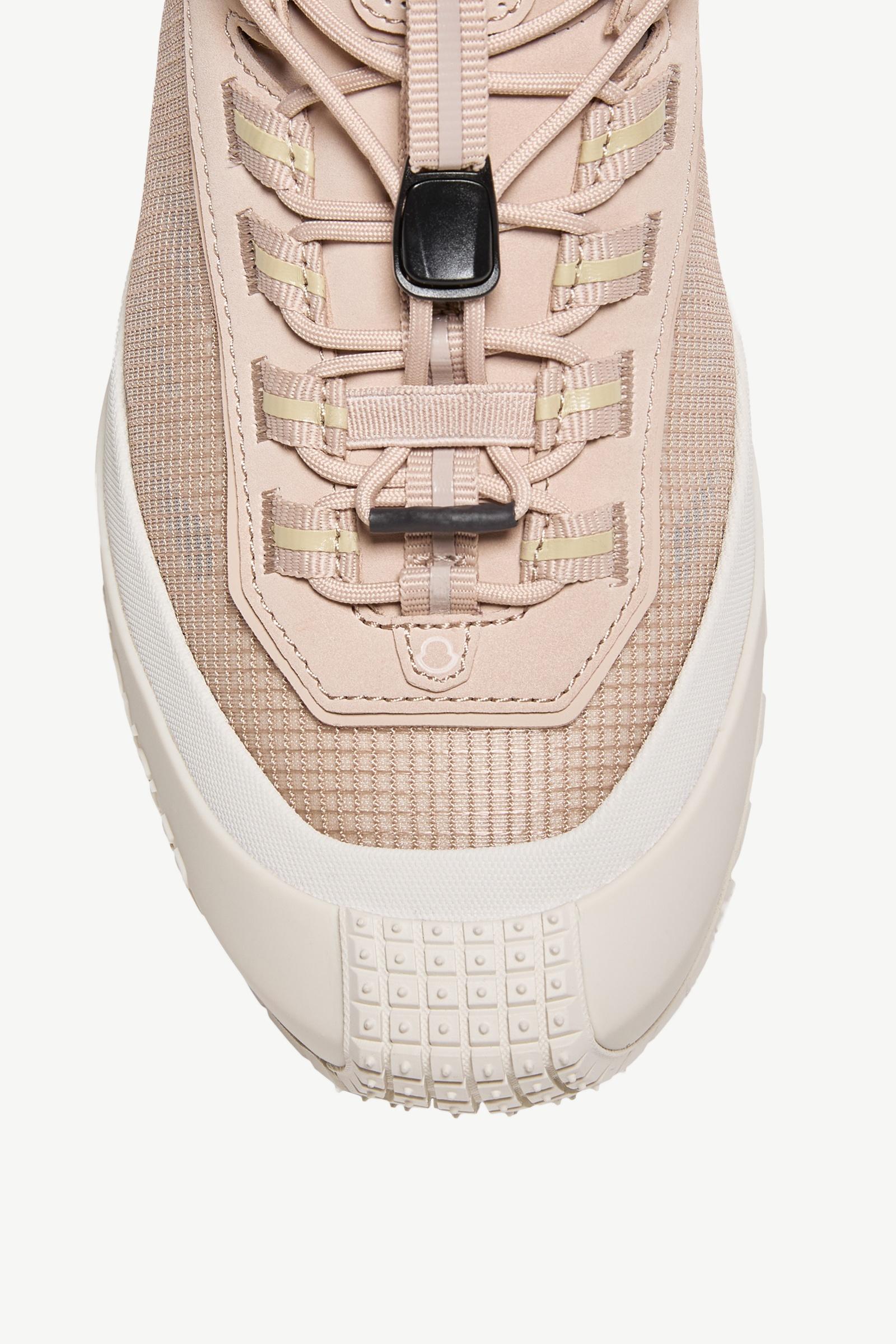 Moncler Trailgrip LP Suede & Nubuck Sneaker Beige & White