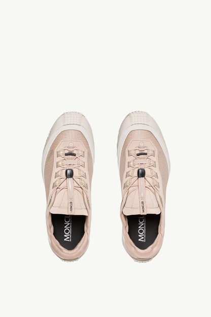 Moncler Trailgrip LP Suede & Nubuck Sneaker Beige & White