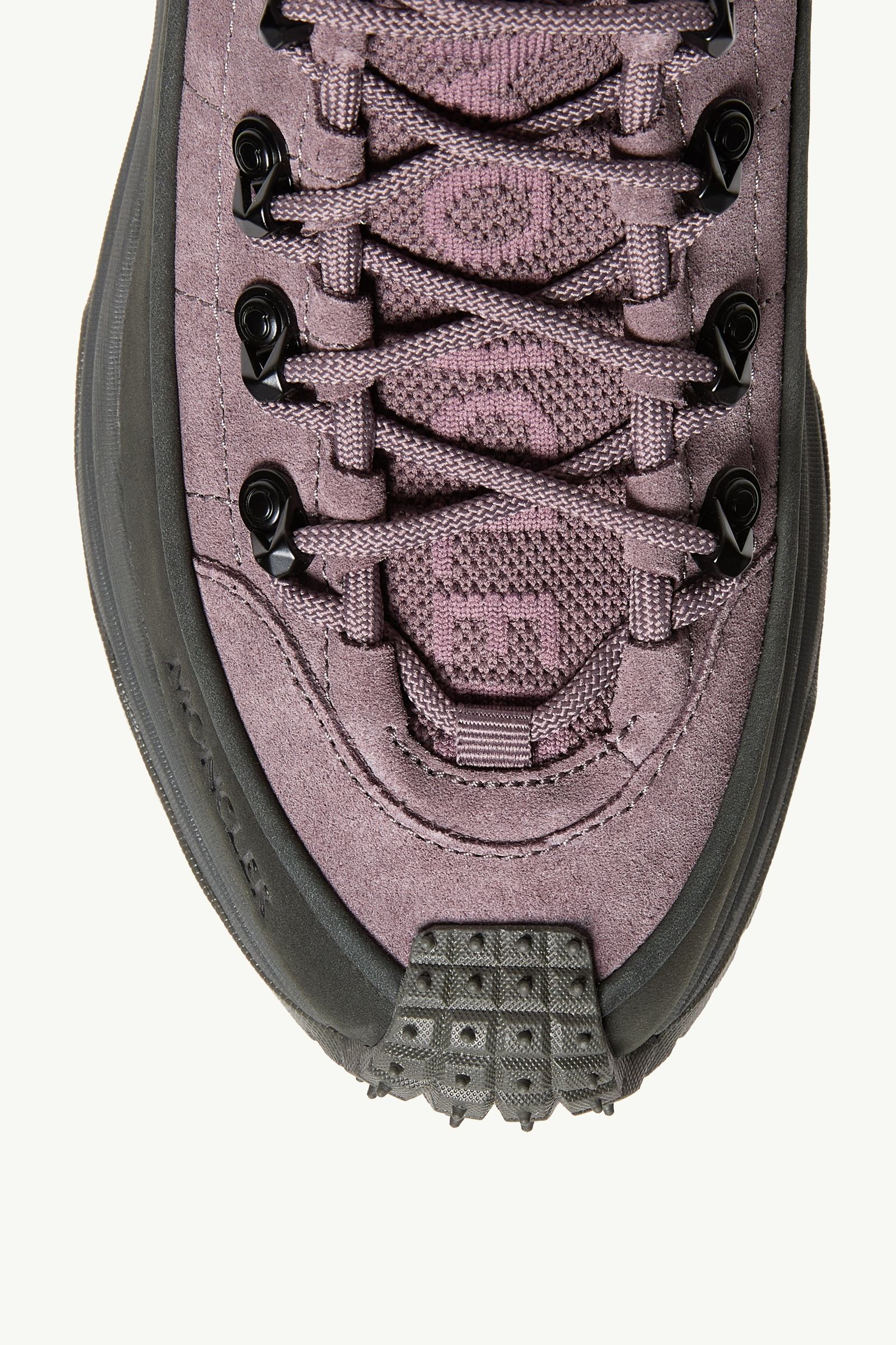 Moncler Trailgrip Lite3 Nubuck & Suede Sneakers Brown