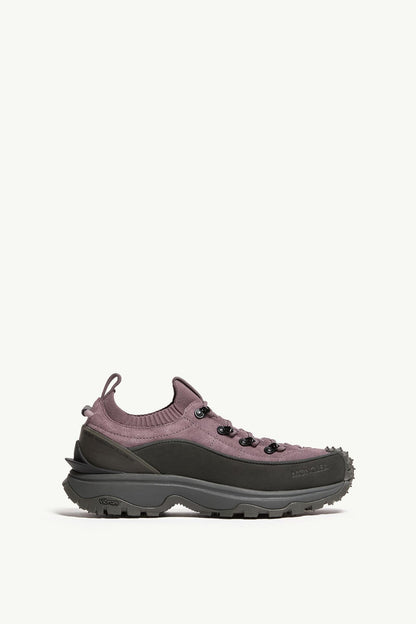 Moncler Trailgrip Lite3 Nubuck & Suede Sneakers Brown