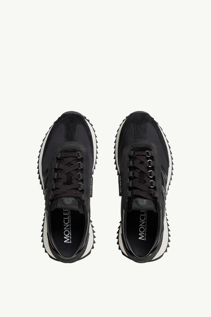 Moncler Pacey2 Suede & Nubuck Sneakers Black