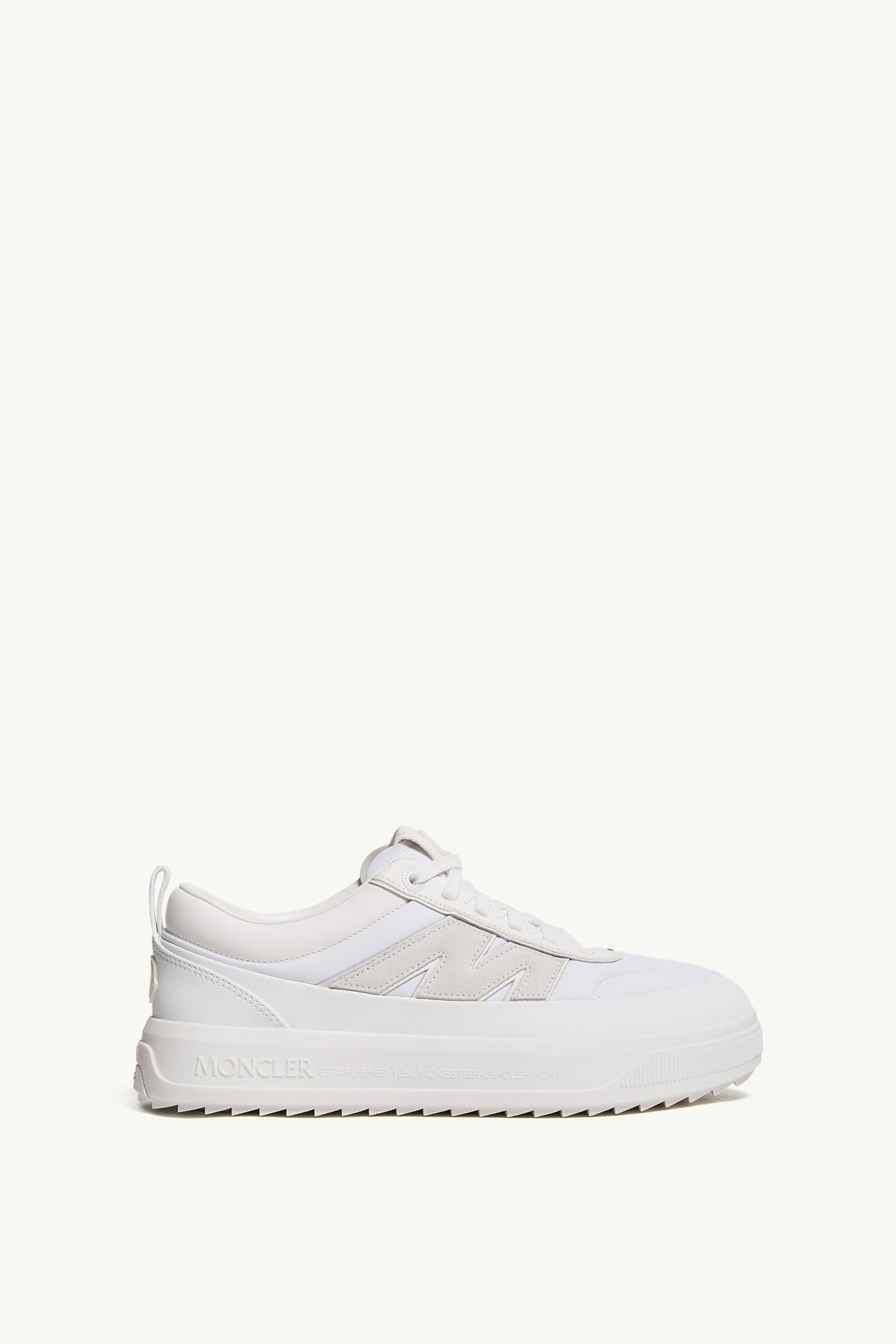 Moncler Moncler Altive Nubuck & Suede Sneakers White