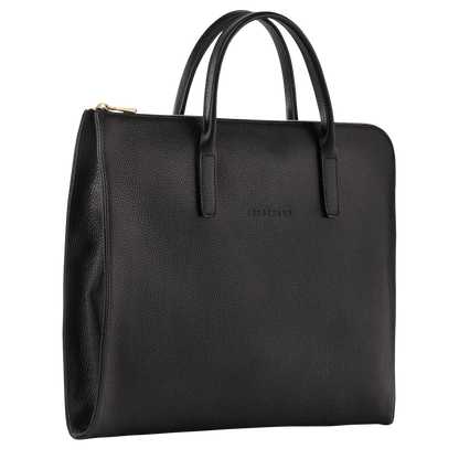 Longchamp Le Foulonné S Briefcase Black