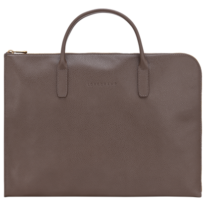 Longchamp Le Foulonné S Briefcase Taupe