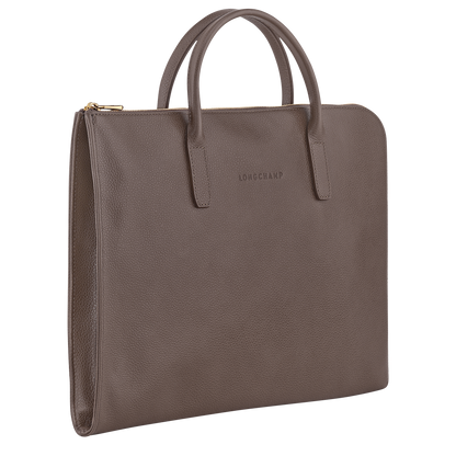 Longchamp Le Foulonné S Briefcase Taupe