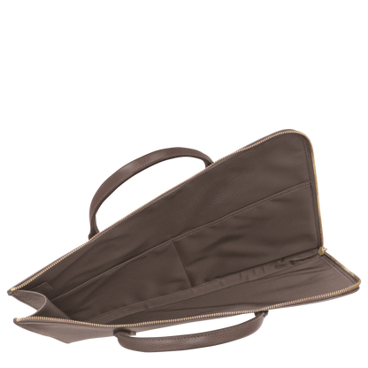 Longchamp Le Foulonné S Briefcase Taupe