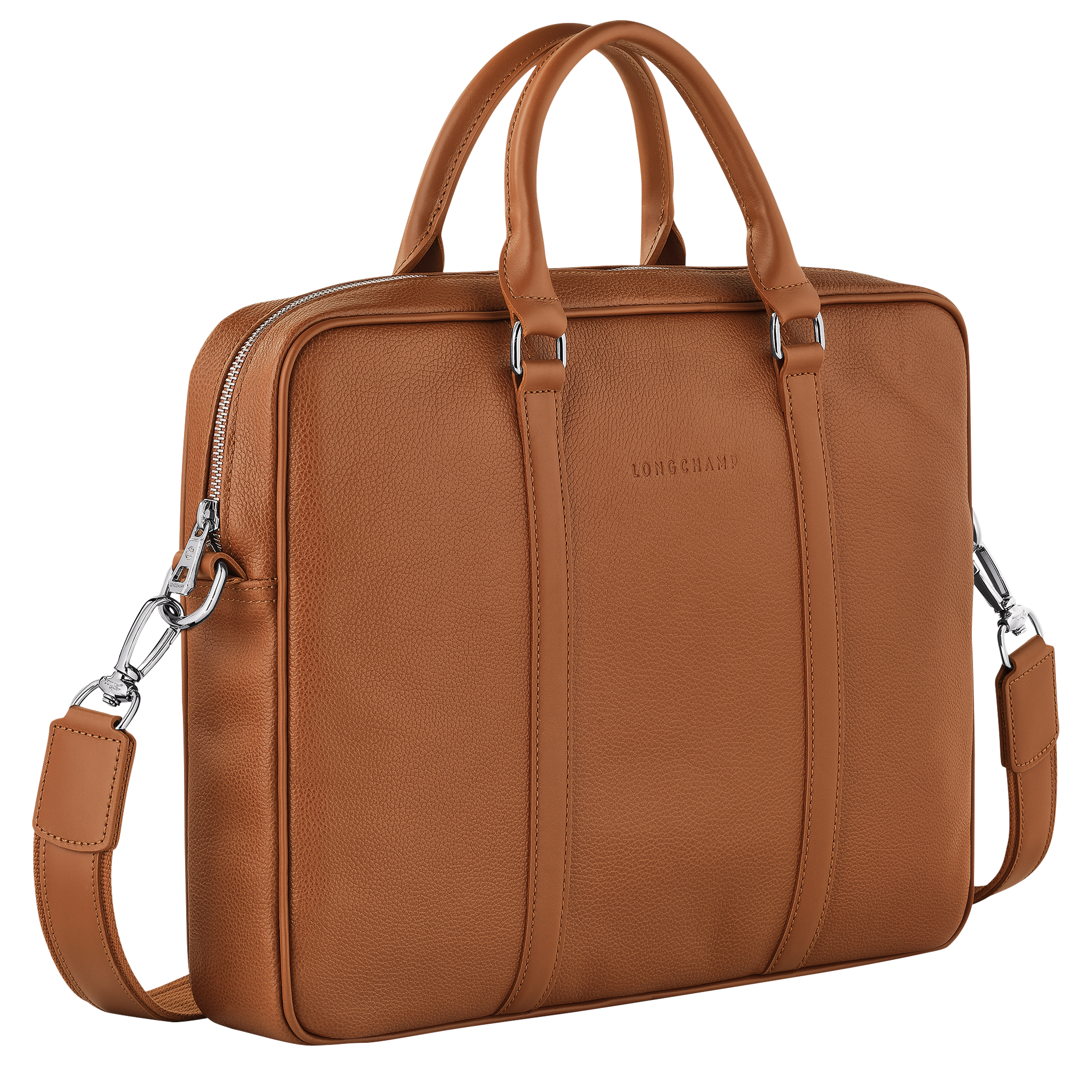 Longchamp Le Foulonné XS Briefcase Caramel