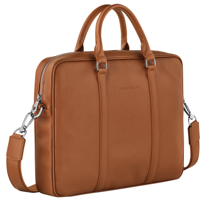 Longchamp Le Foulonné XS Briefcase Caramel