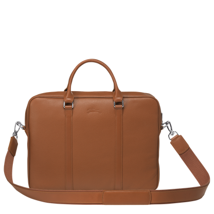 Longchamp Le Foulonné XS Briefcase Caramel