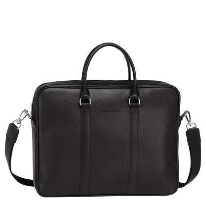 Longchamp Le Foulonné S Briefcase Black