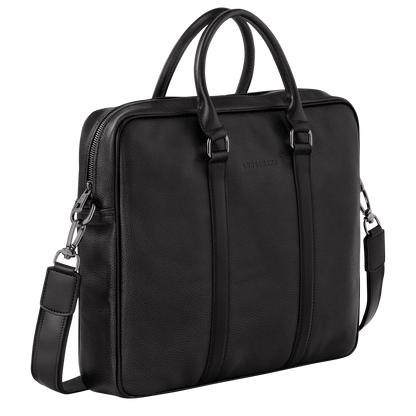 Longchamp Le Foulonné S Briefcase Black